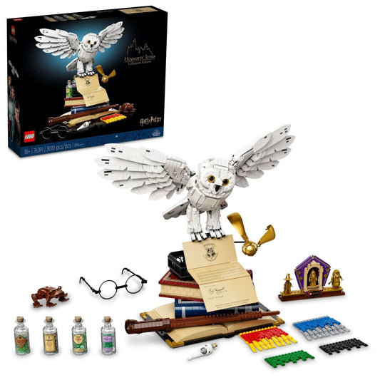 LEGO & Harry Potter Hogwarts Icons Collectors' Edition 76391 Collectible 20th Anniversary Set for Adults Gift (3010 Pieces) - 76391
