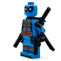 MERC (Dark Azure) Minifig made using LEGO parts - 