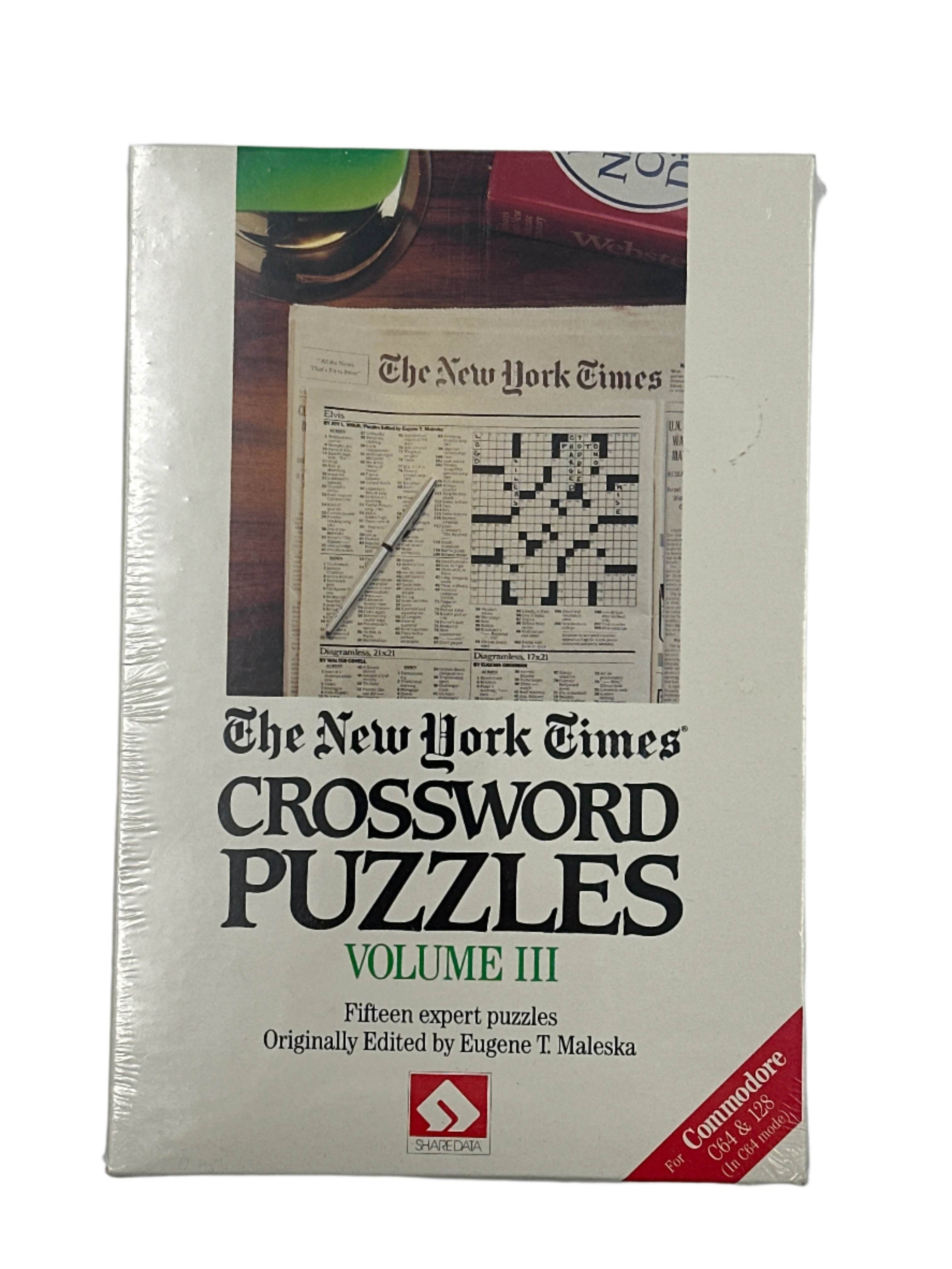 The New York Times Crossword Puzzle Vol.3 - Commodore 64 | Commodore 128 - 