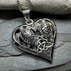 Celtic Turtle Lovers Necklace