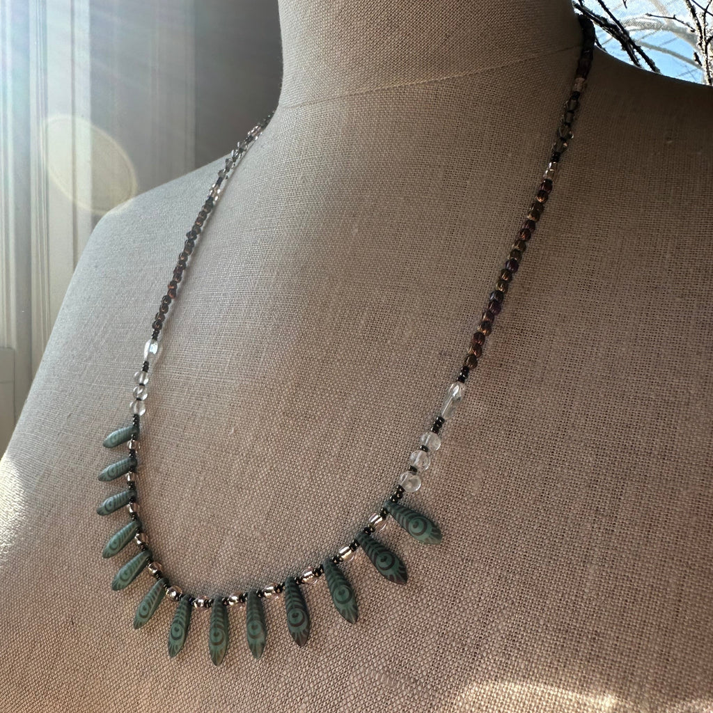 Irish Summer Crystal Necklace