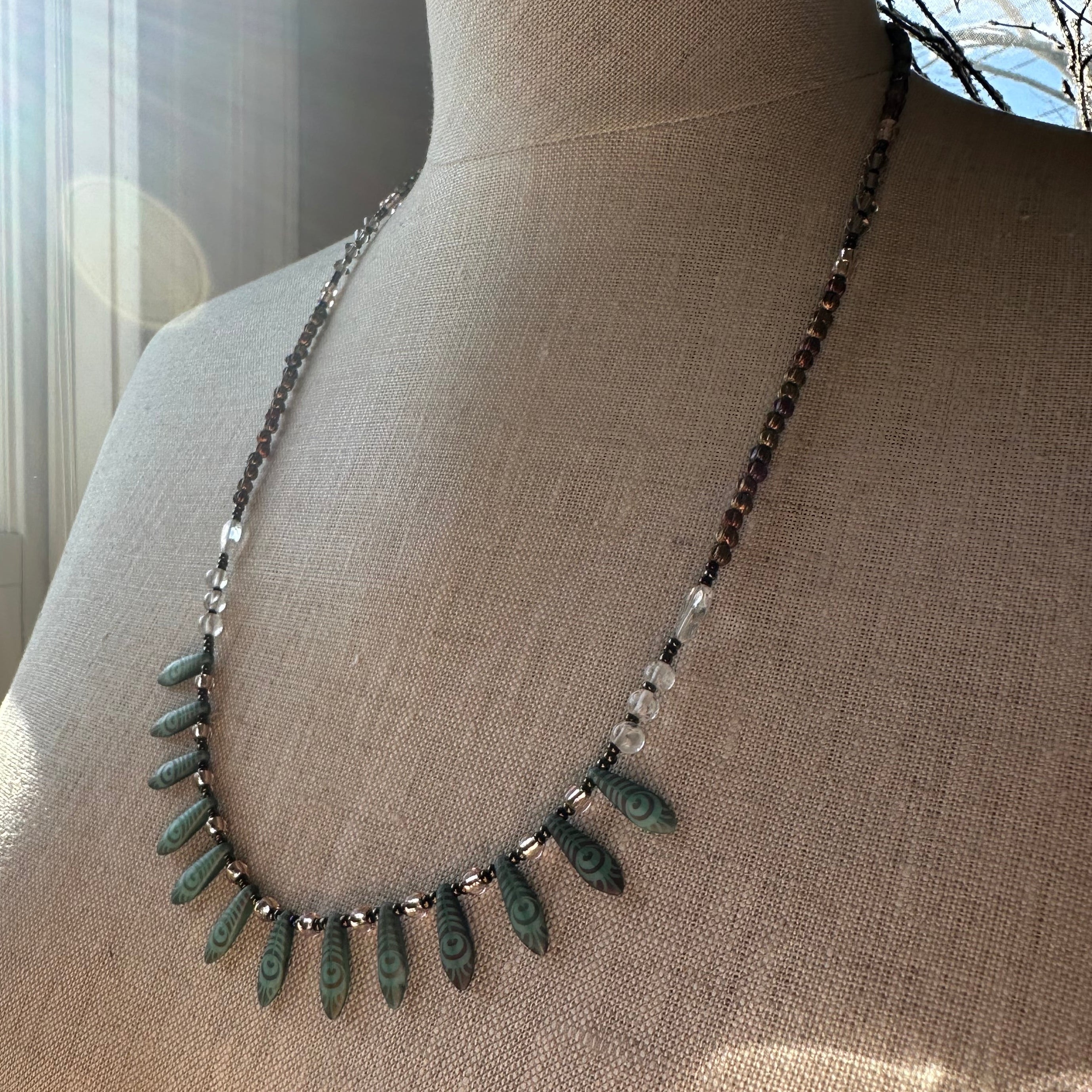 Irish Summer Crystal Necklace