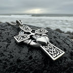 Galway Claddagh Cross Necklace