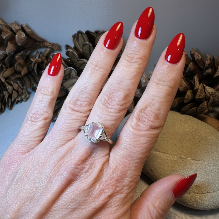 Tianna Rose Quartz Ring