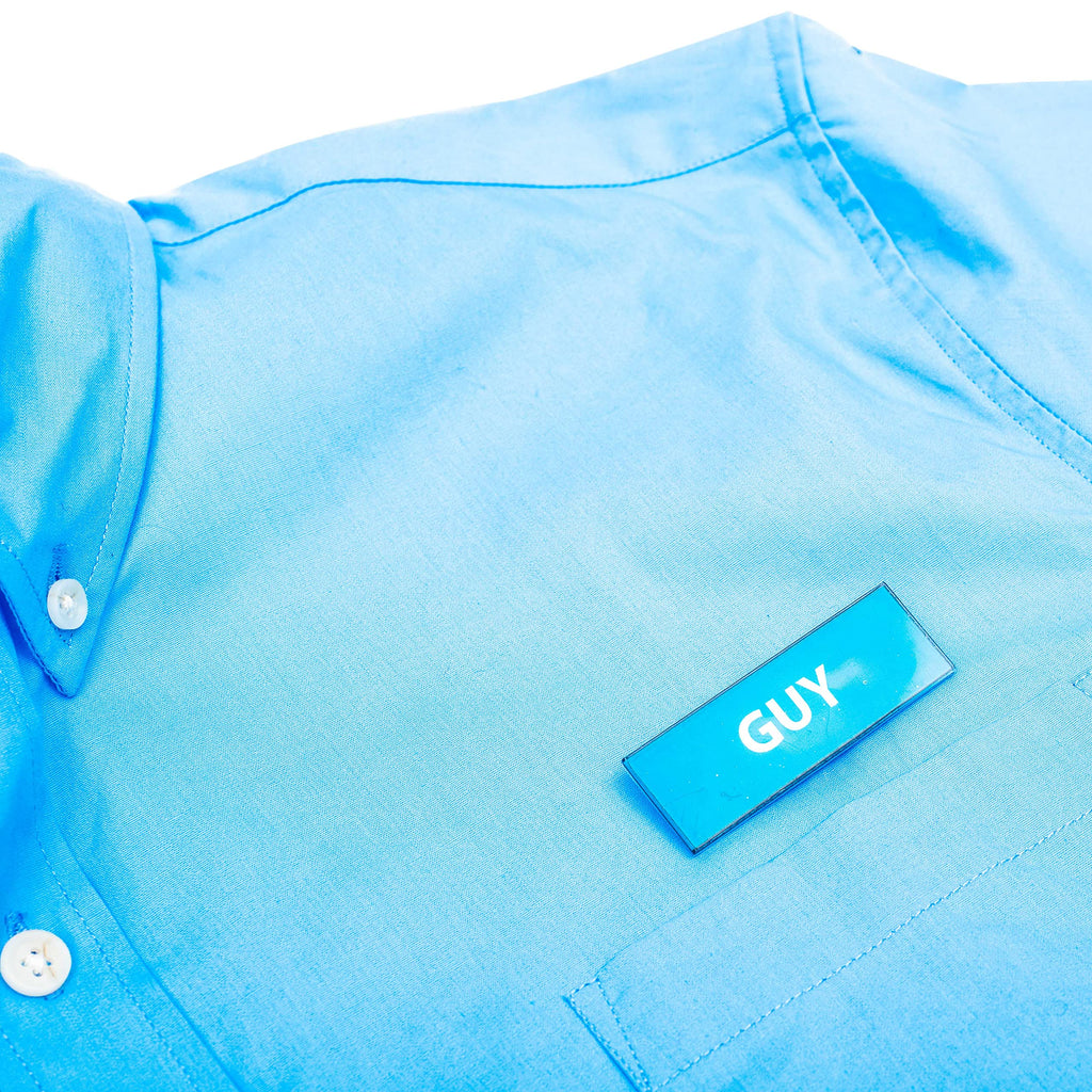 Free Guy Button Up Shirt Tie Name Tag