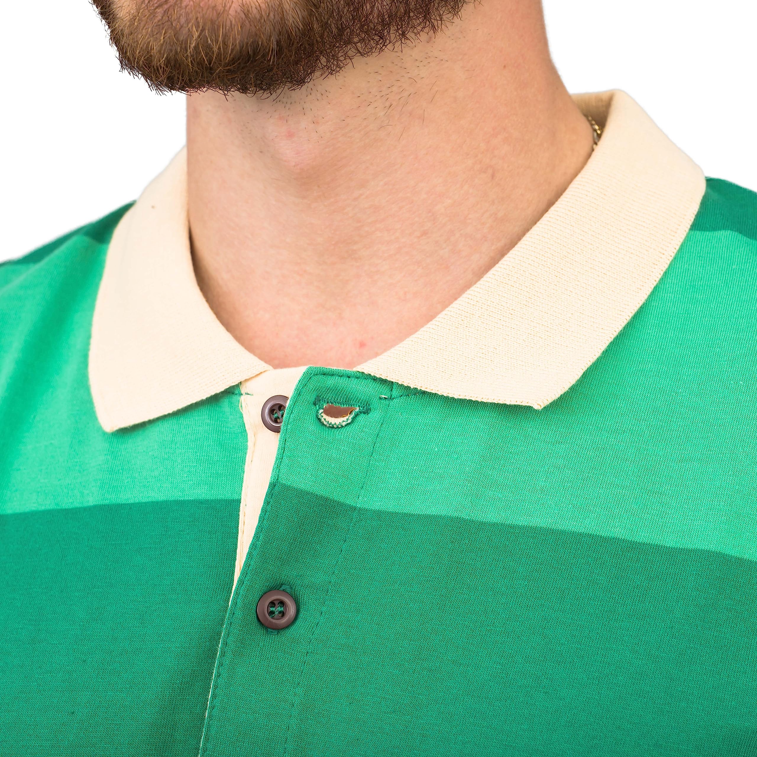 Blue and Detective Halloween Costume Green Striped Shirt