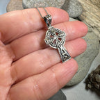 Saint Cuthbert Celtic Cross Necklace
