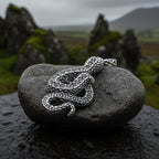 Calantha Moonstone Snake Necklace