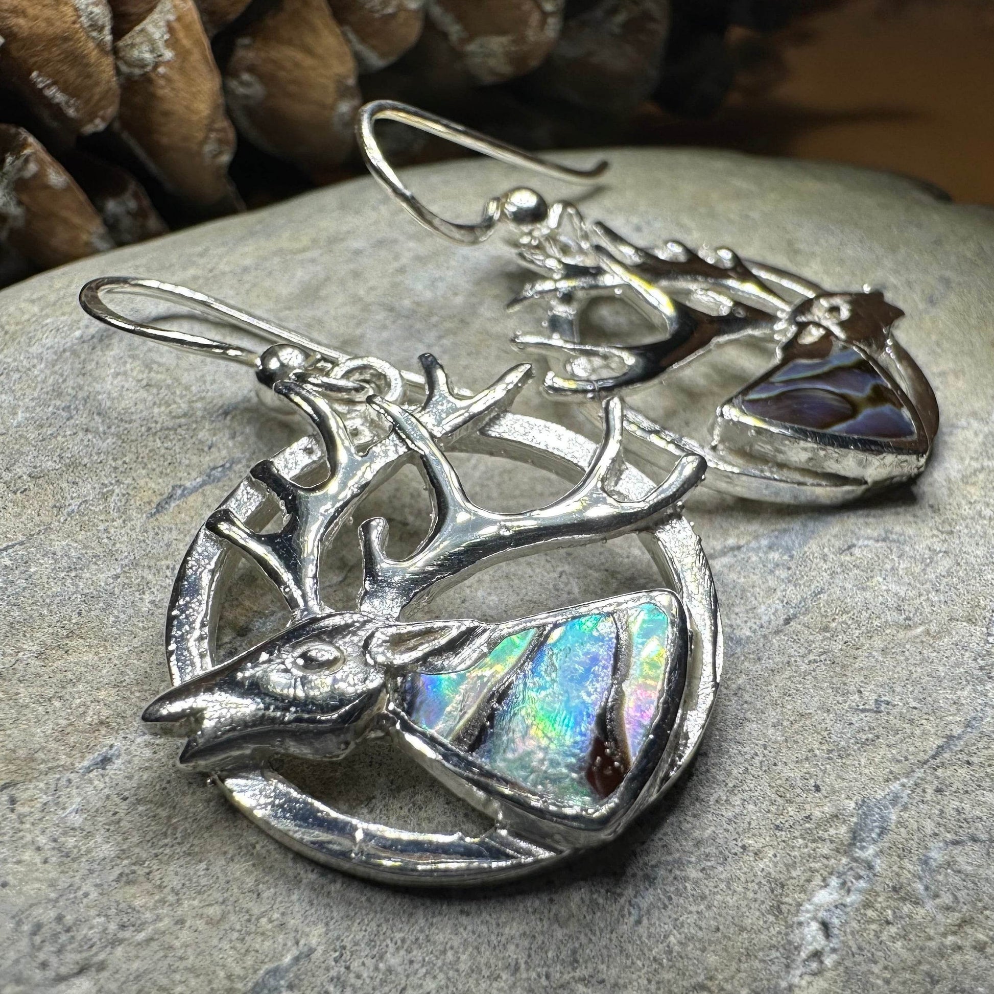 Stag of the Mist Earrings - 