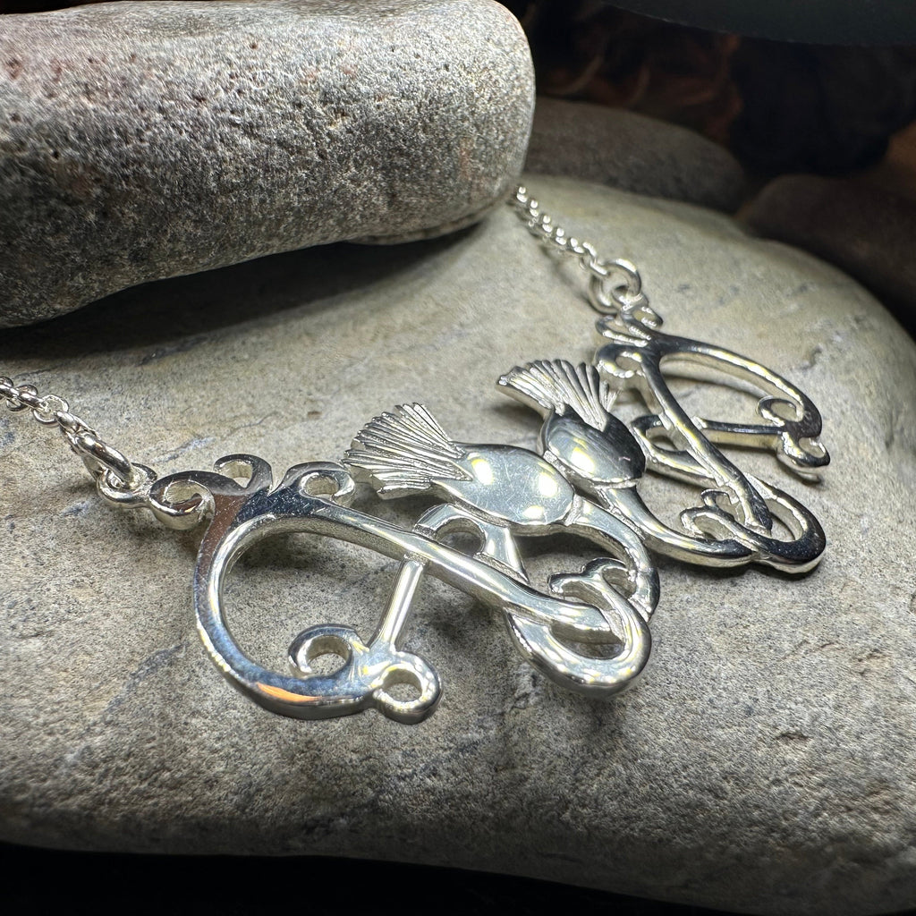 Scottish Meadow Thistle Necklace