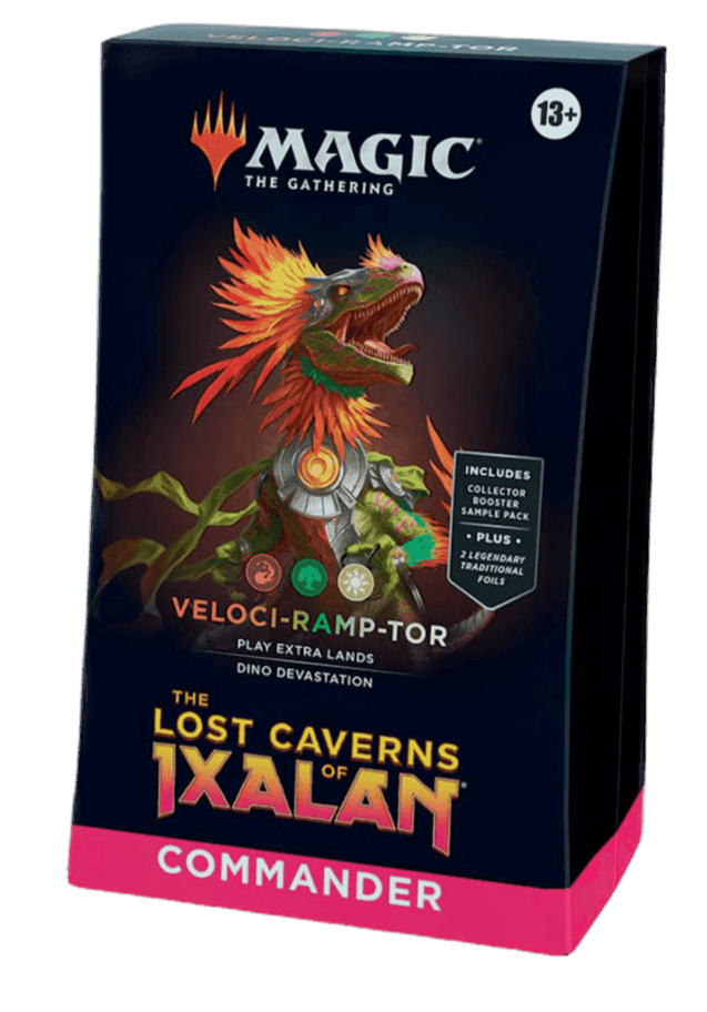 Single Lost Caverns of Ixalan Commander Deck | Magic - Velociramptor