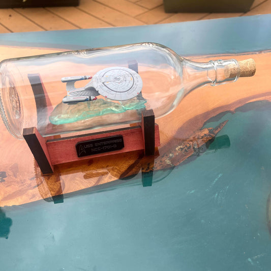 Star Trek NCC-1701-D Enterprise in a Bottle - 