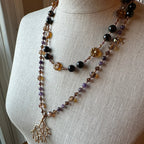 Amethyst Larksong Long Necklace