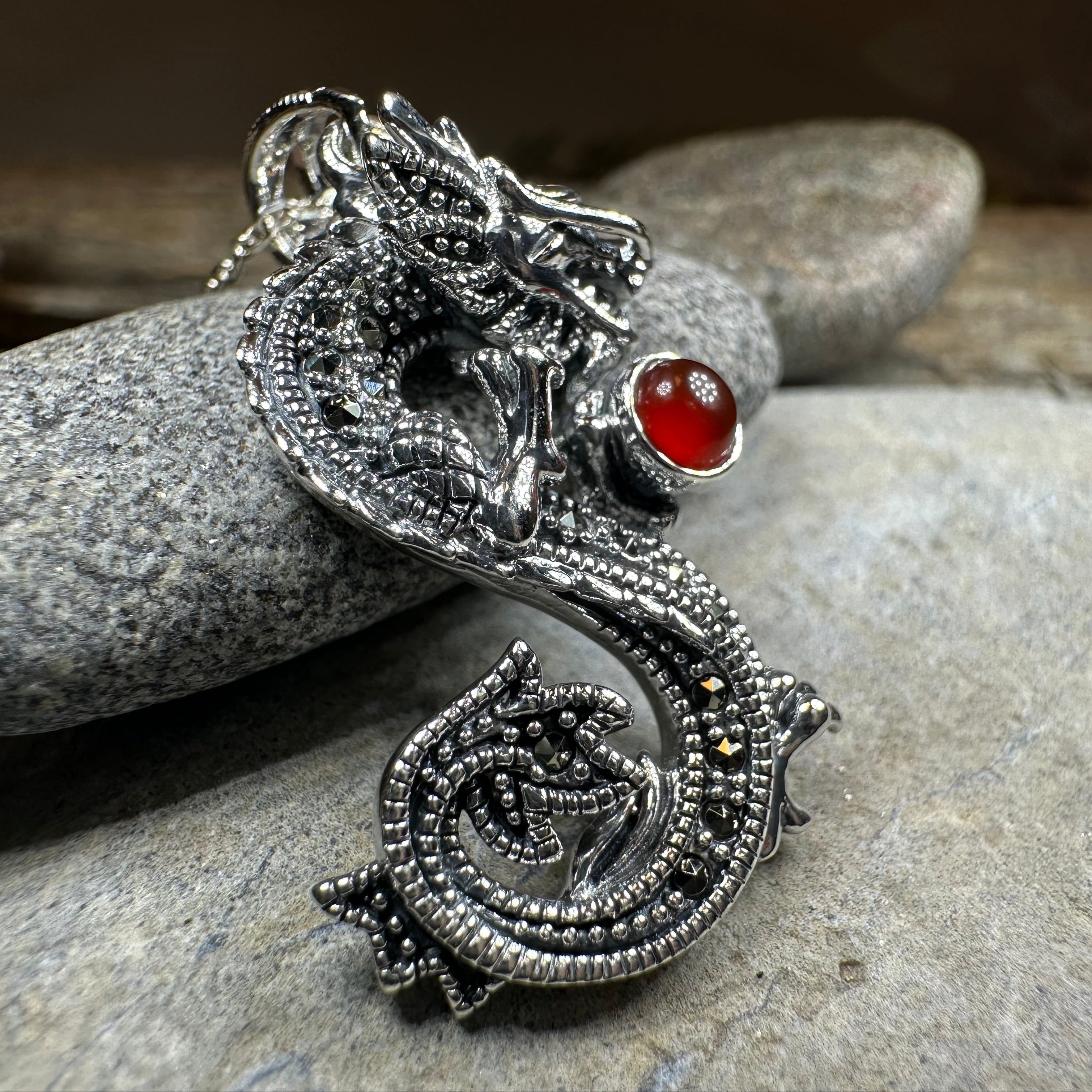Keith Jack Celtic Dragon Necklace