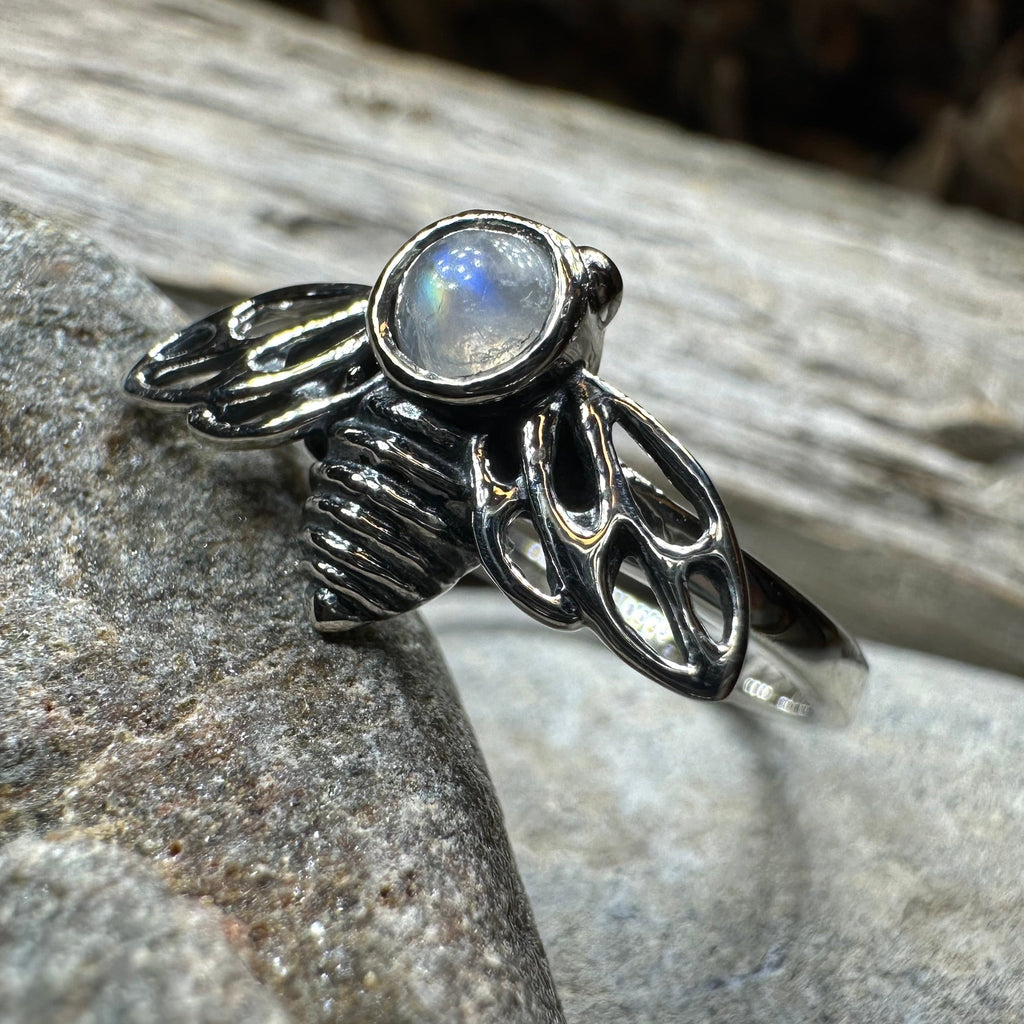 Tell the Bees Moonstone Ring