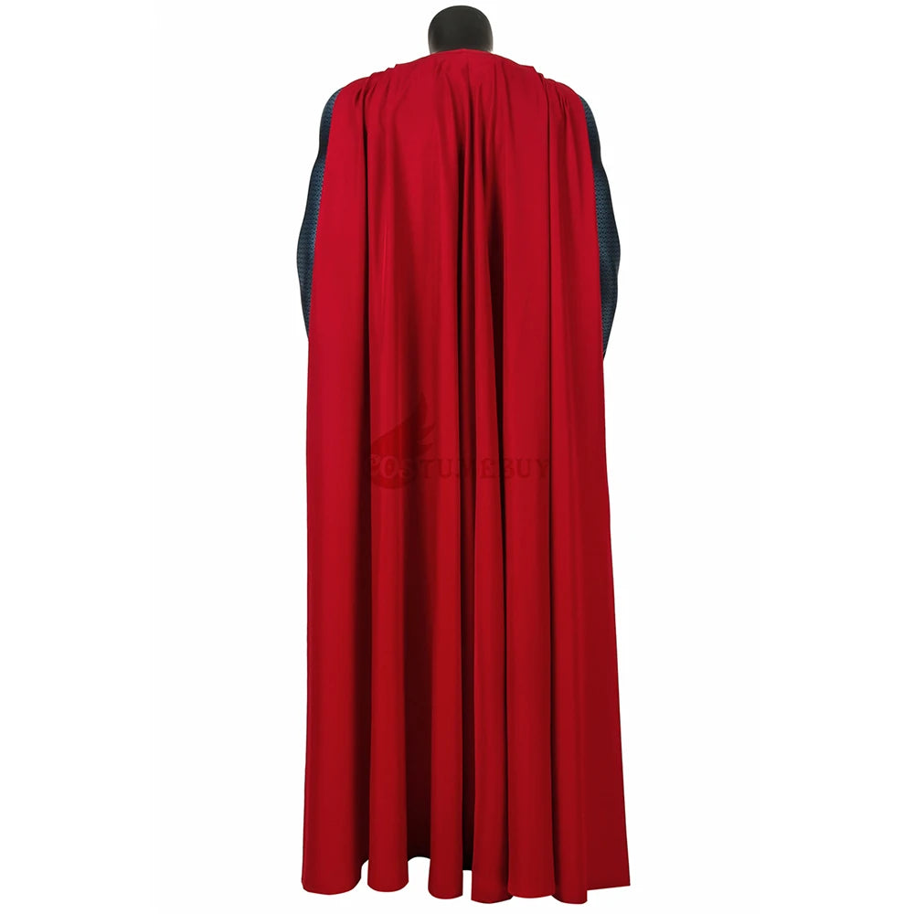 Cape de film de super-héros Flying Man, Clark Hero Cosplay Kent, Cape rouge, accessoires de Costume d'halloween, tenue de Cape unisexe