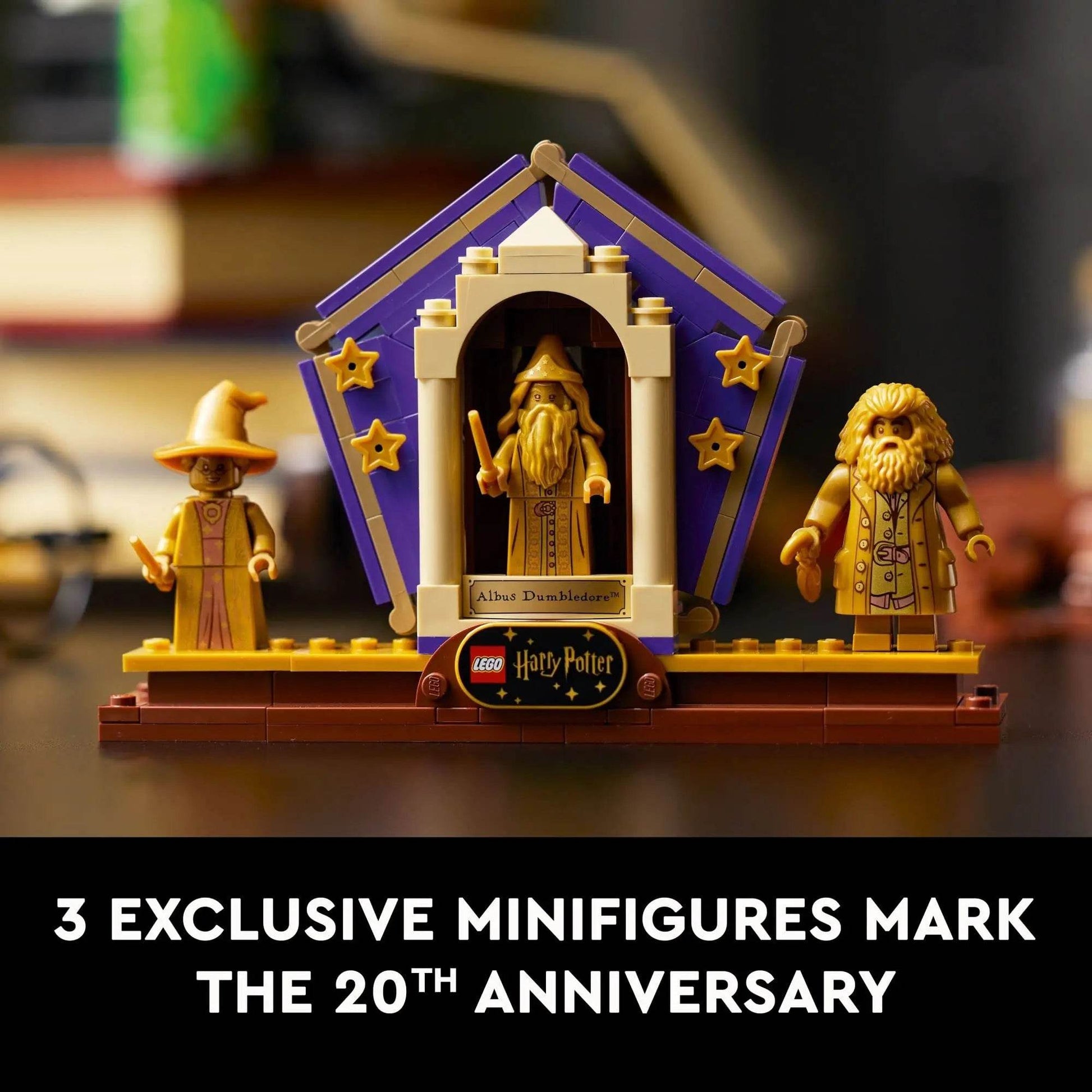 LEGO & Harry Potter Hogwarts Icons Collectors' Edition 76391 Collectible 20th Anniversary Set for Adults Gift (3010 Pieces) - 76391