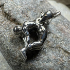 Yoga Pose Om Necklace
