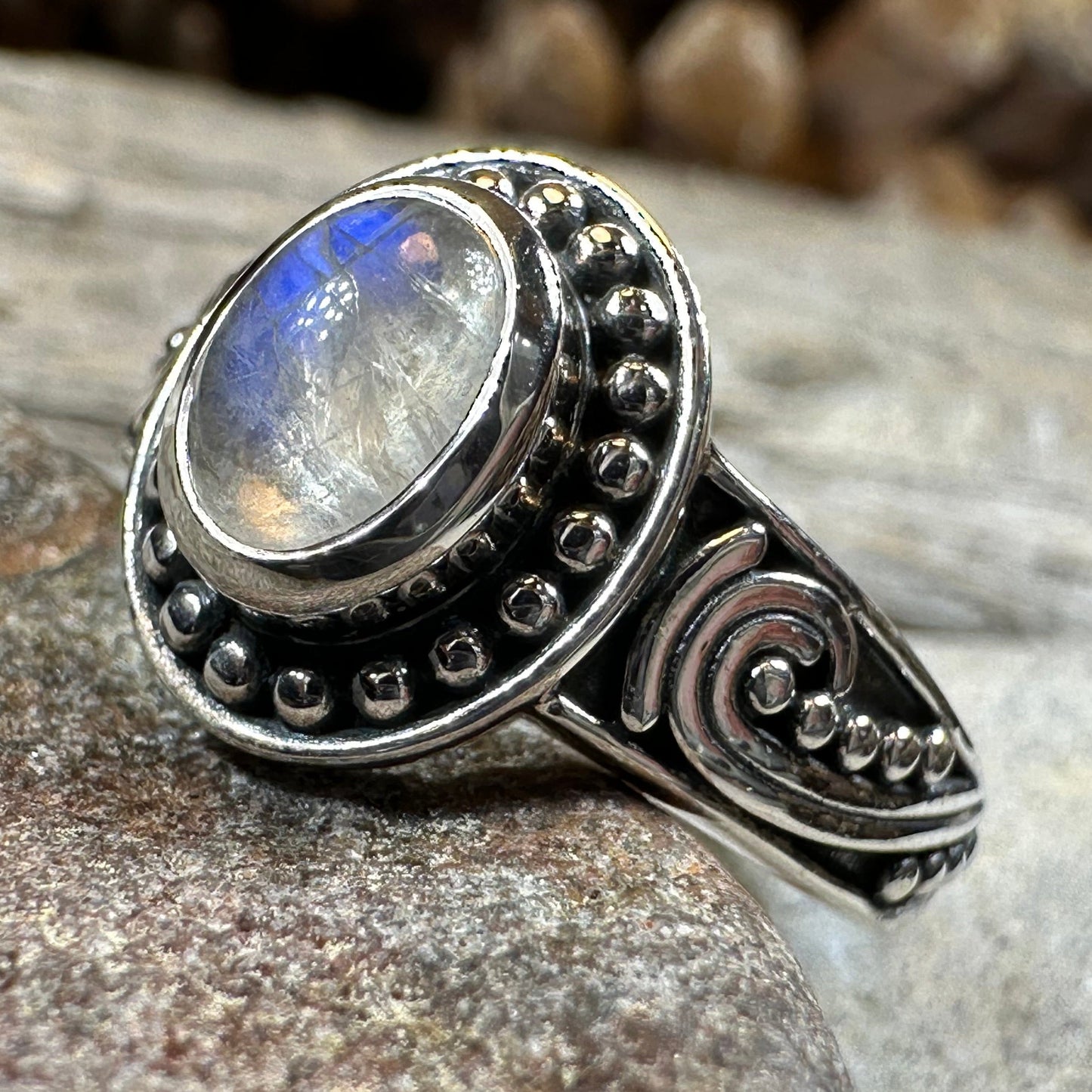 Galilah Celtic Moonstone Ring