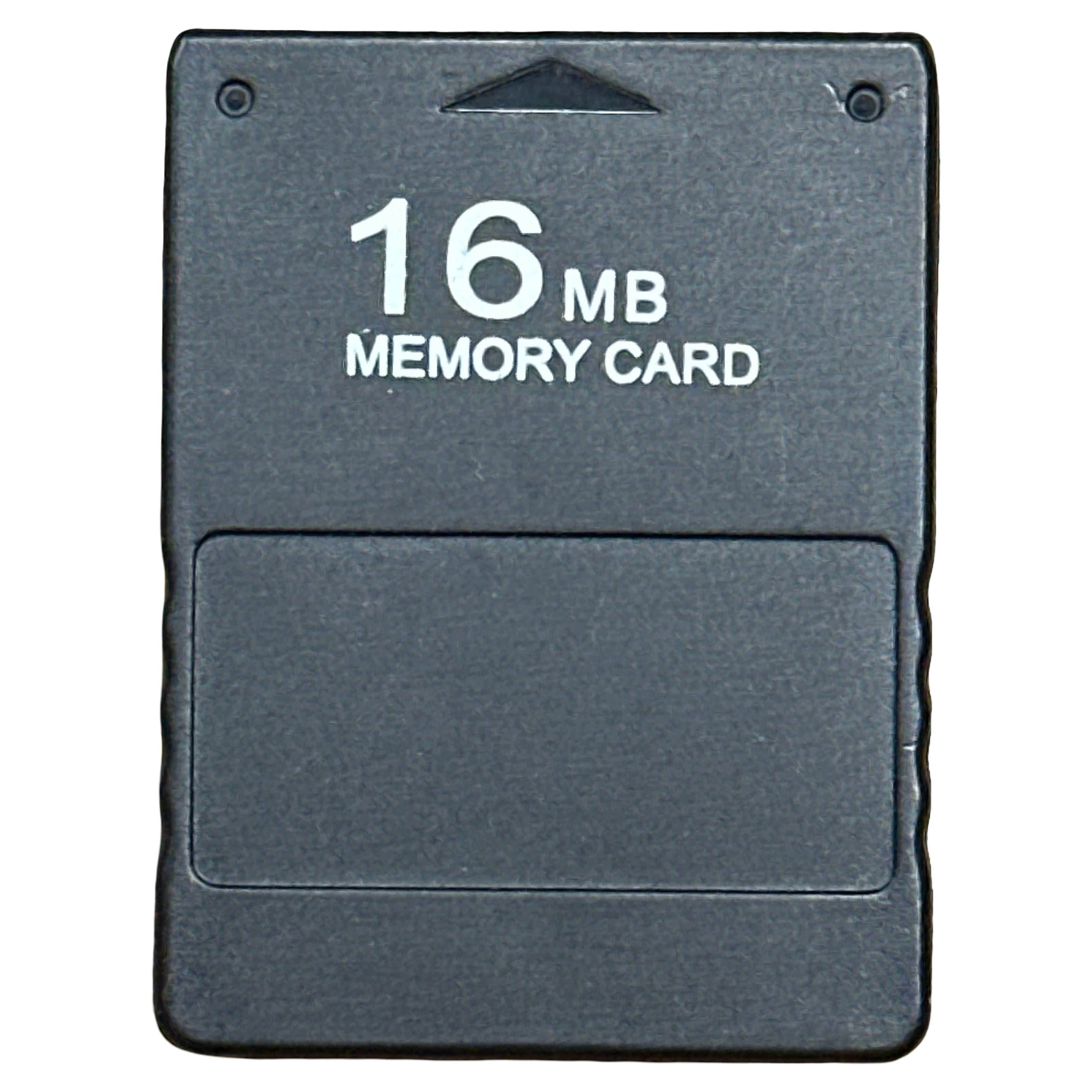 Memory Card - PlayStation 2 - 16MB Plain Black