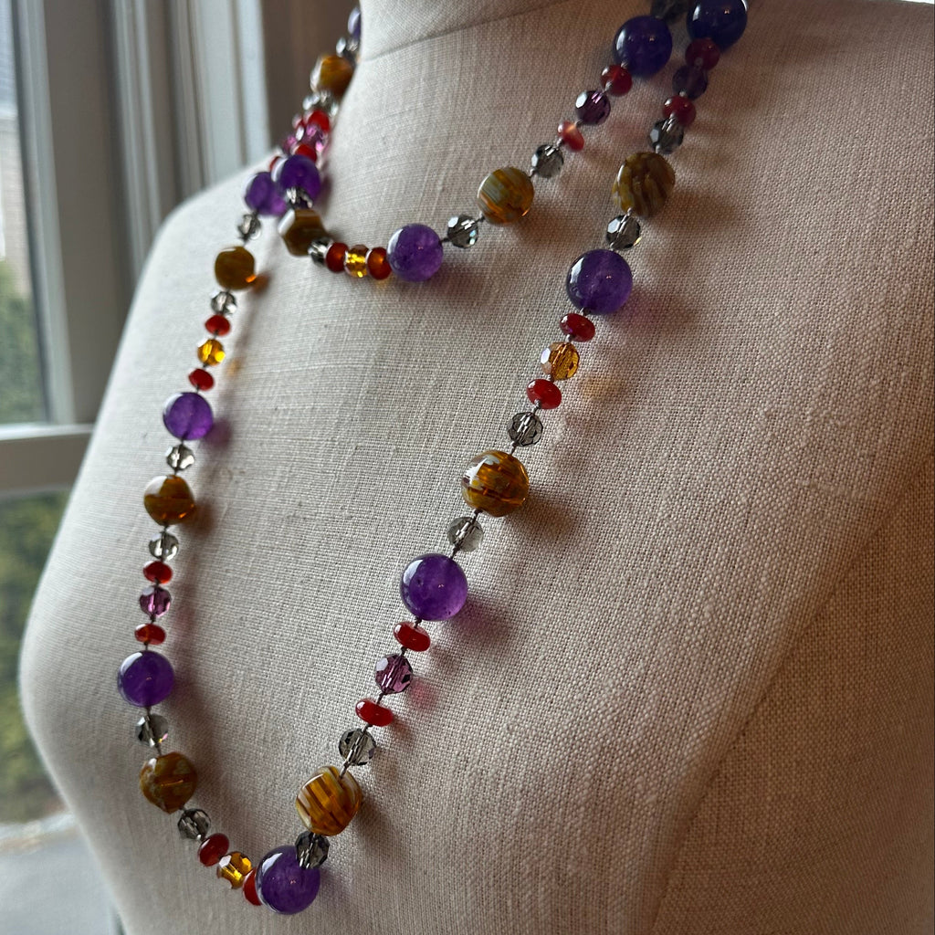 Italian Holiday Long Necklace