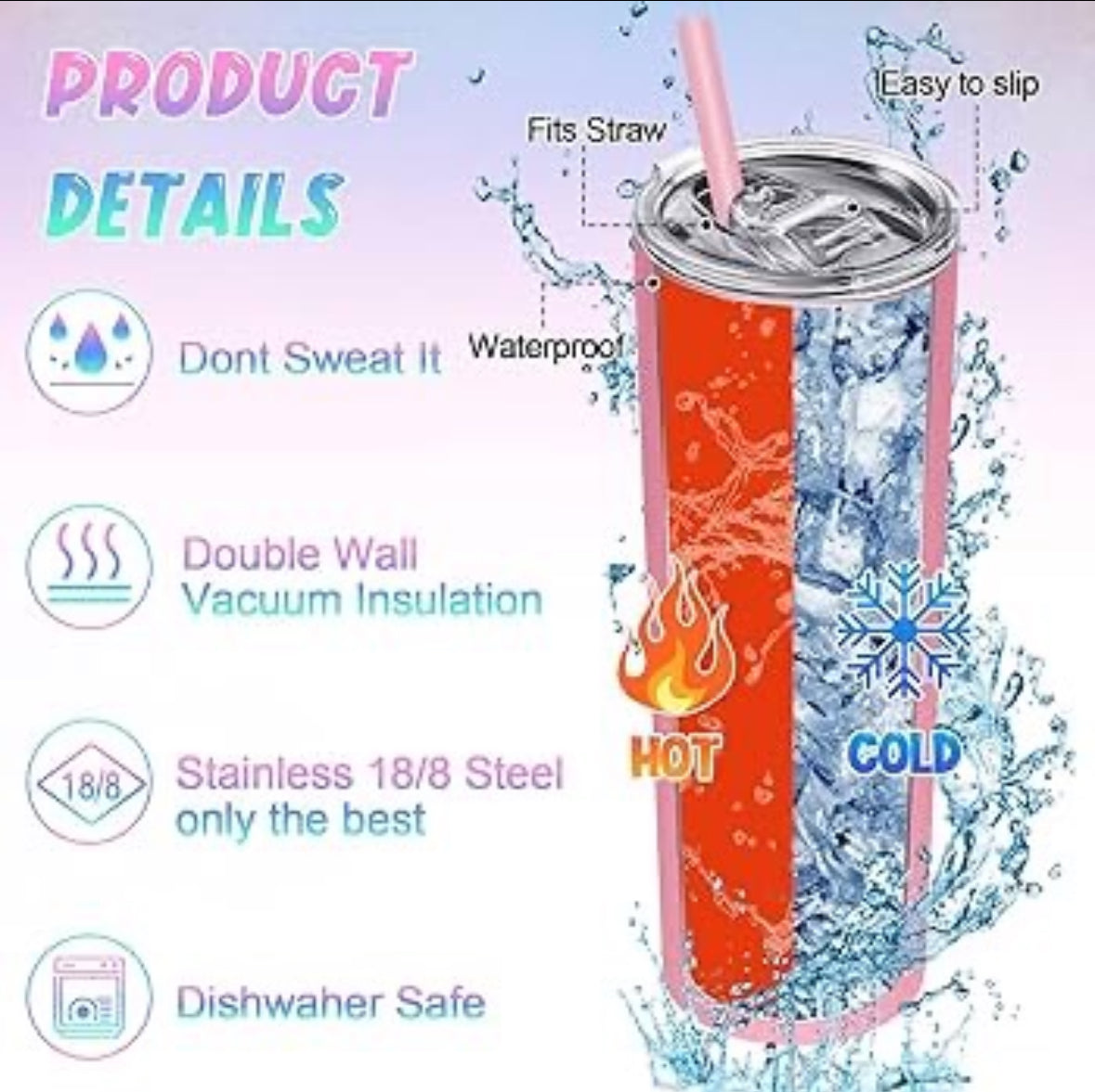 Humans aren’t Real 20oz Skinny Tumbler