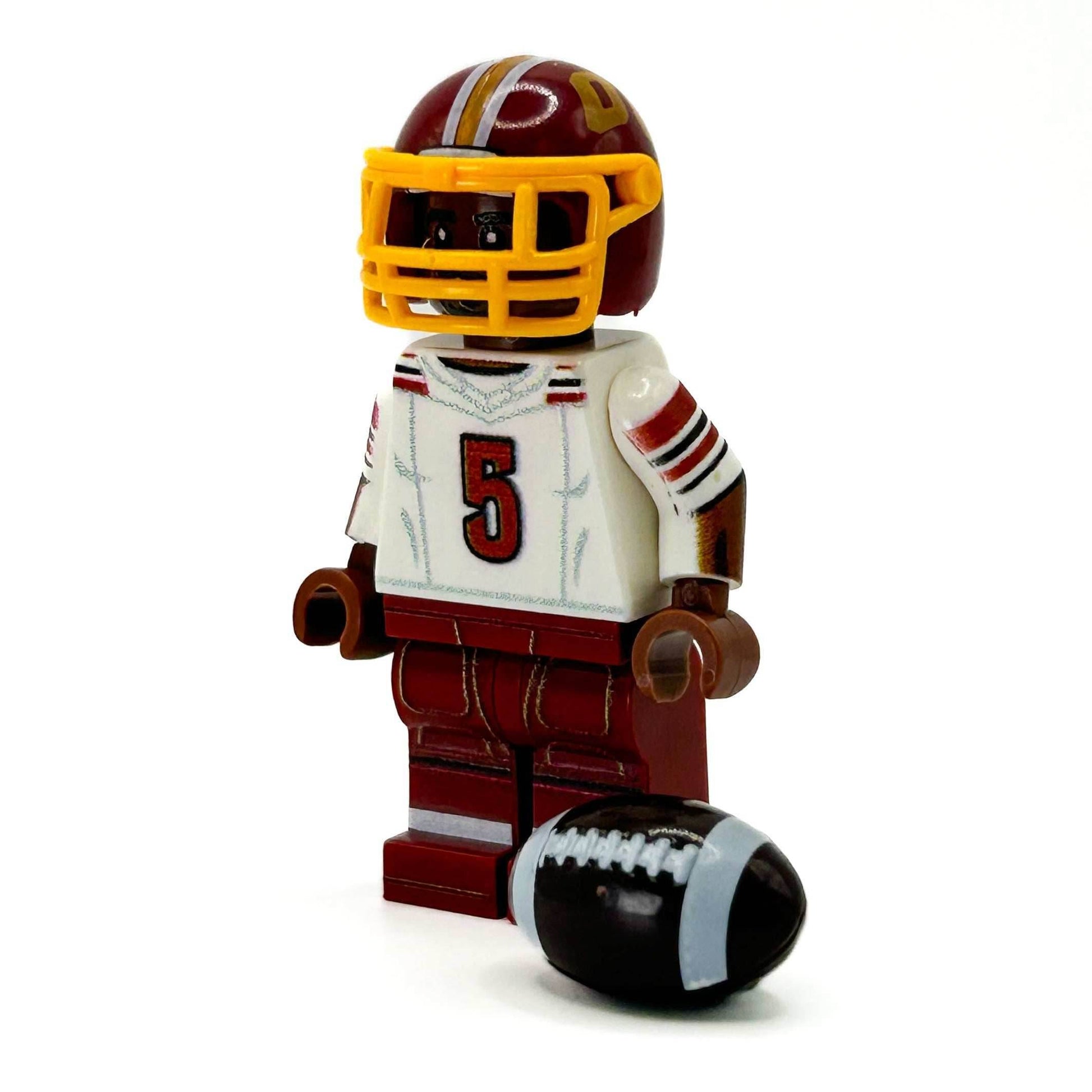 #5 QB Jayden Washington Football Player Minifig - B3 Customs - 
