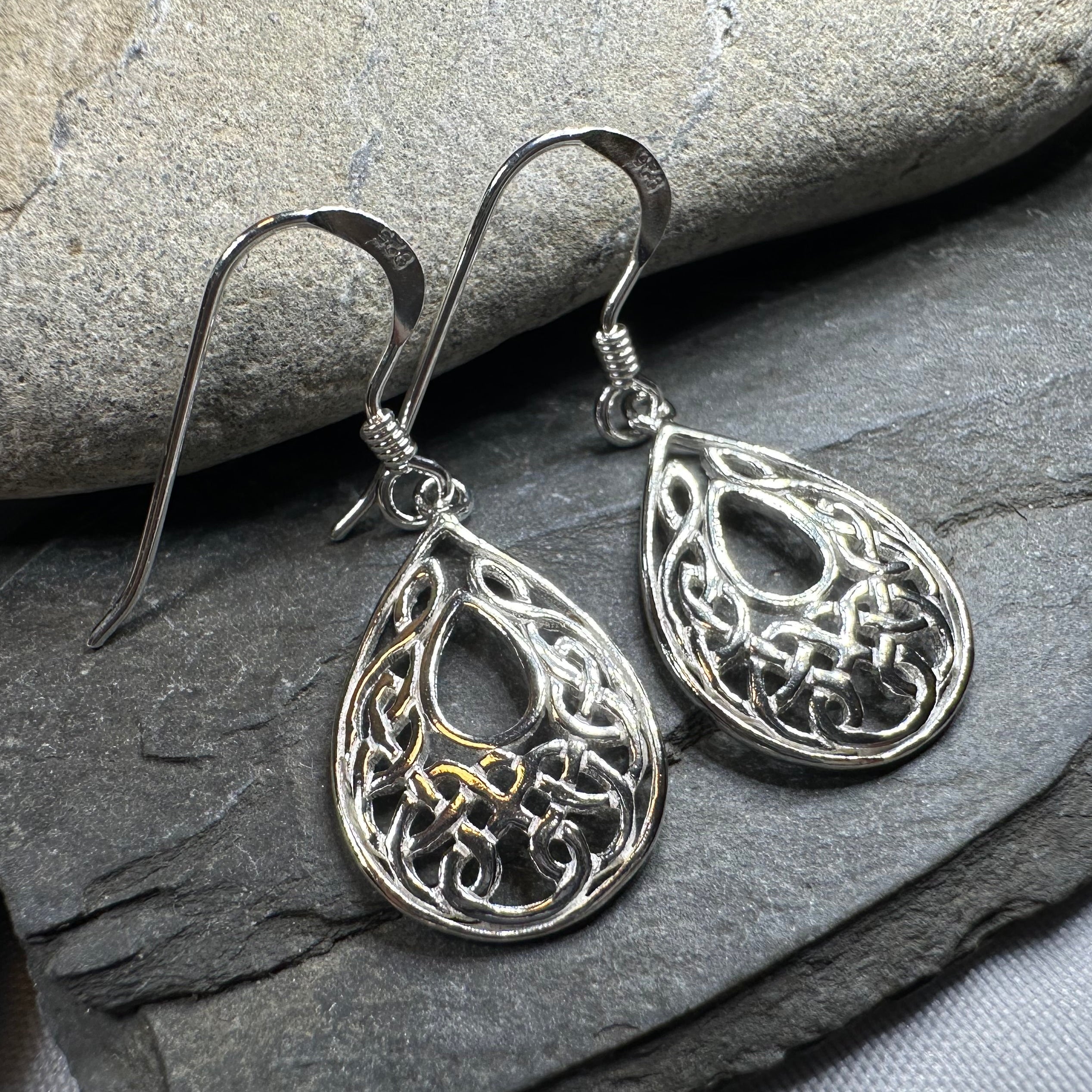 Celtic Raindrop Earrings