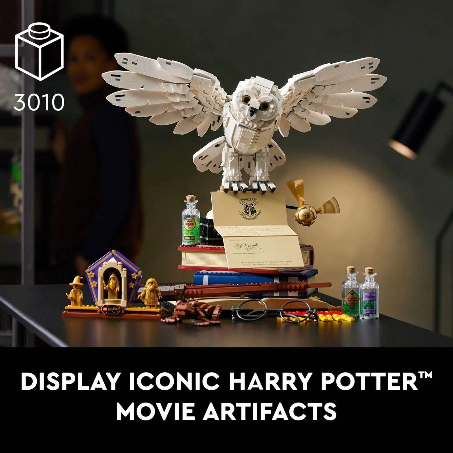 LEGO & Harry Potter Hogwarts Icons Collectors' Edition 76391 Collectible 20th Anniversary Set for Adults Gift (3010 Pieces) - 76391