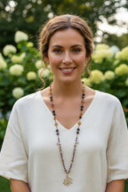Amethyst Larksong Long Necklace