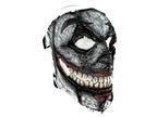 Genuine Leather Mask - GigaMyme Clown - Handmade Mime Full Face Cover for Halloween, Performance or Cosplay Costume - 