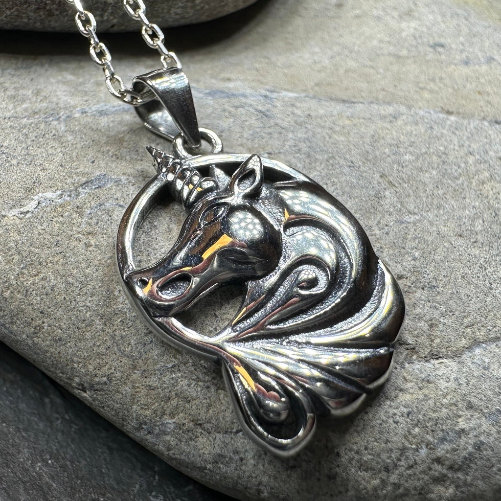 Prancing Unicorn Necklace
