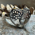 Heart Tree of Life Ring