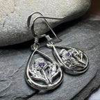 Realistic Thistle Earrings