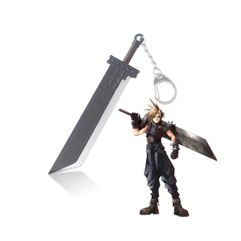 Final Fantasy 7 Cloud Buster Sword Keychain - 