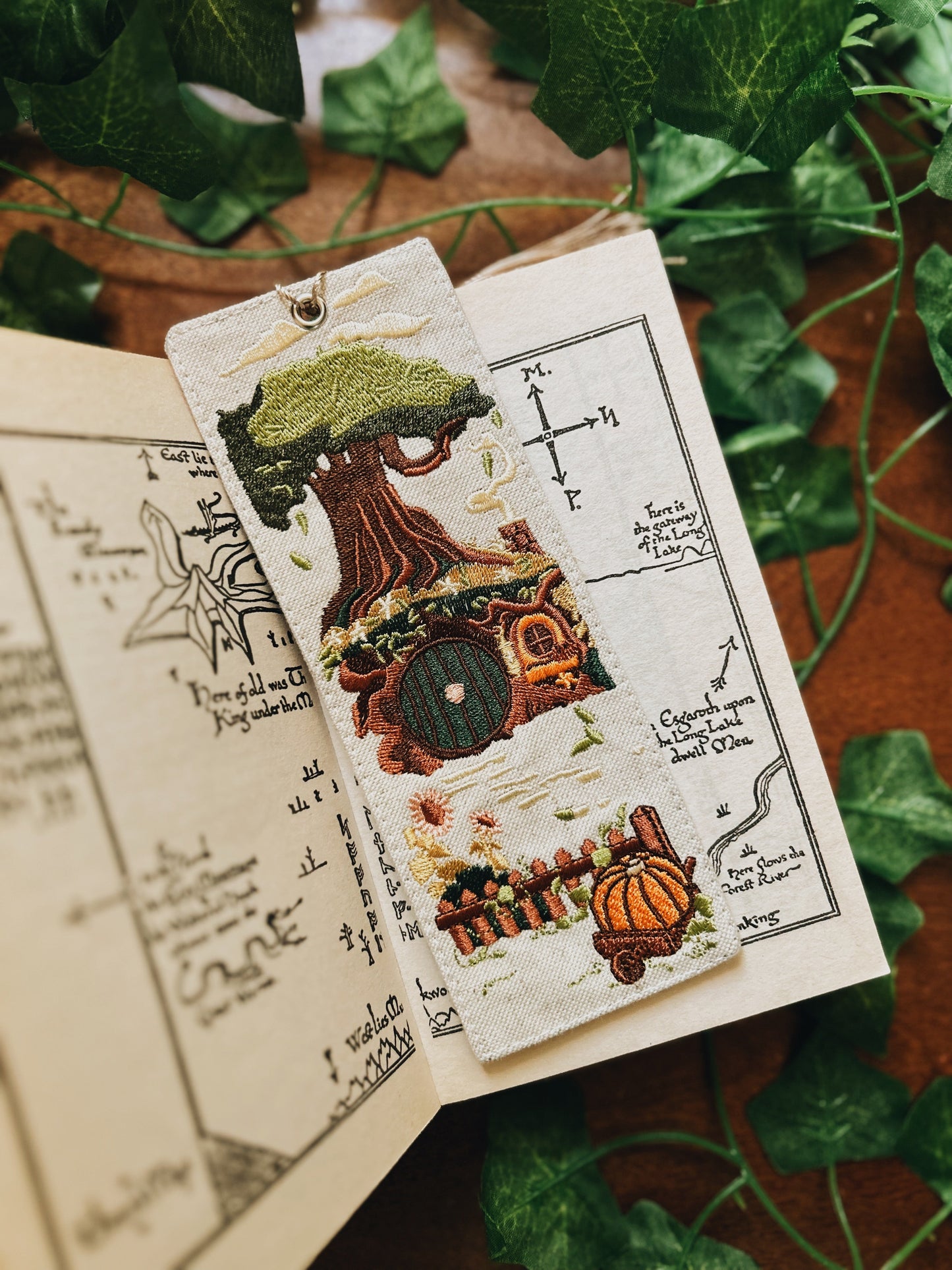 A Halfling's Life Embroidered Bookmark