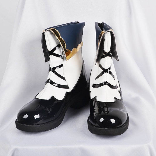 Genshin Impact cosplay animation clothing anime game Luoli girl Mond Barbara cos clothing matching shoes - Barbara's shoes / 36