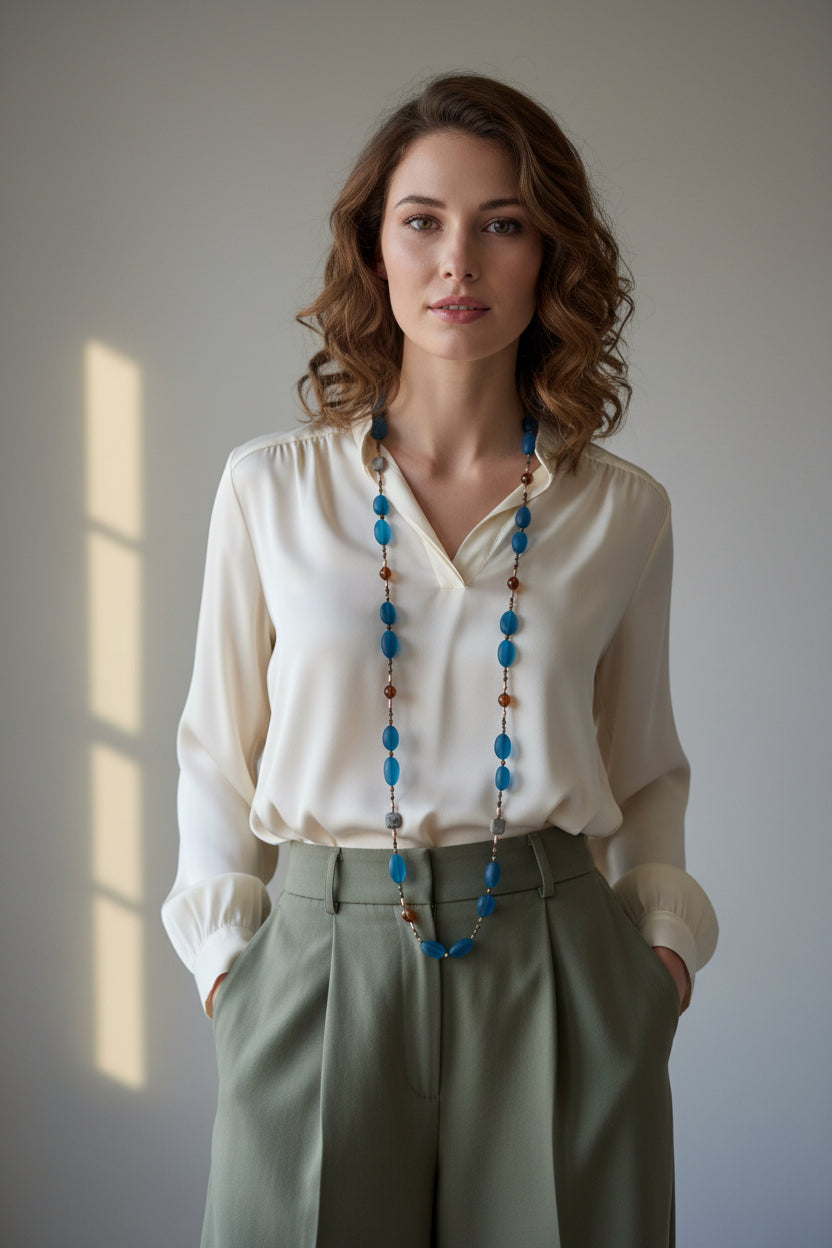 Sicilian Evening Long Necklace