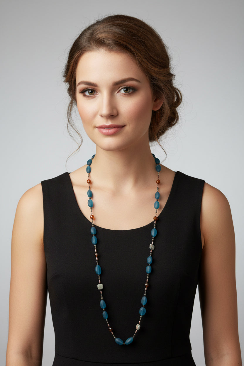 Sicilian Evening Long Necklace
