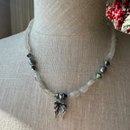 Summer Garden Hummingbird Necklace