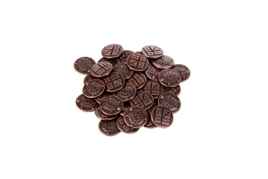Ancient Greek Themed Gaming Coins - Tiny 15mm (18-Pack) - 