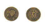Roman Themed Gaming Coins - Medium 25mm (12-Pack) - 