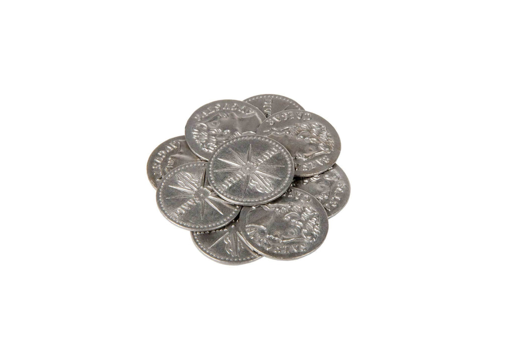 Roman Themed Gaming Coins - Large 30mm (9-Pack) - 