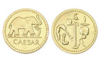 Roman Themed Gaming Coins - Jumbo 35mm (6-Pack) - 