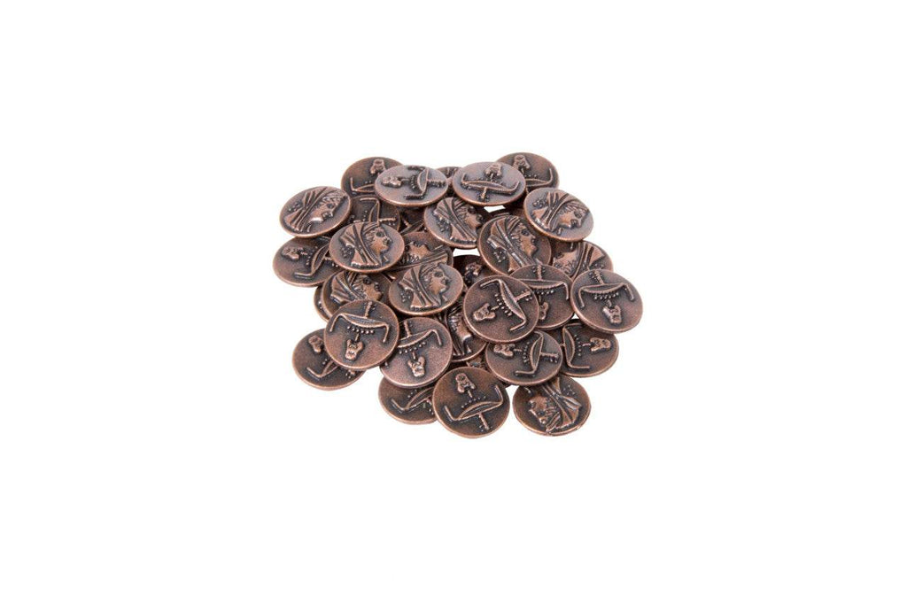 Egyptian Themed Gaming Coins - Tiny 15mm (18-Pack) - 