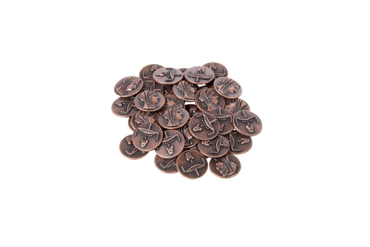 Egyptian Themed Gaming Coins - Tiny 15mm (18-Pack) - 