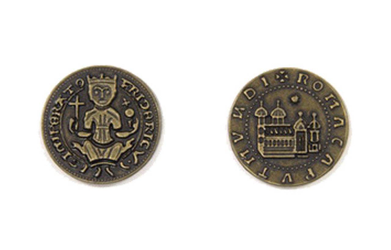 Middle Ages Themed Gaming Coins - Medium 25mm (12-Pack) - 