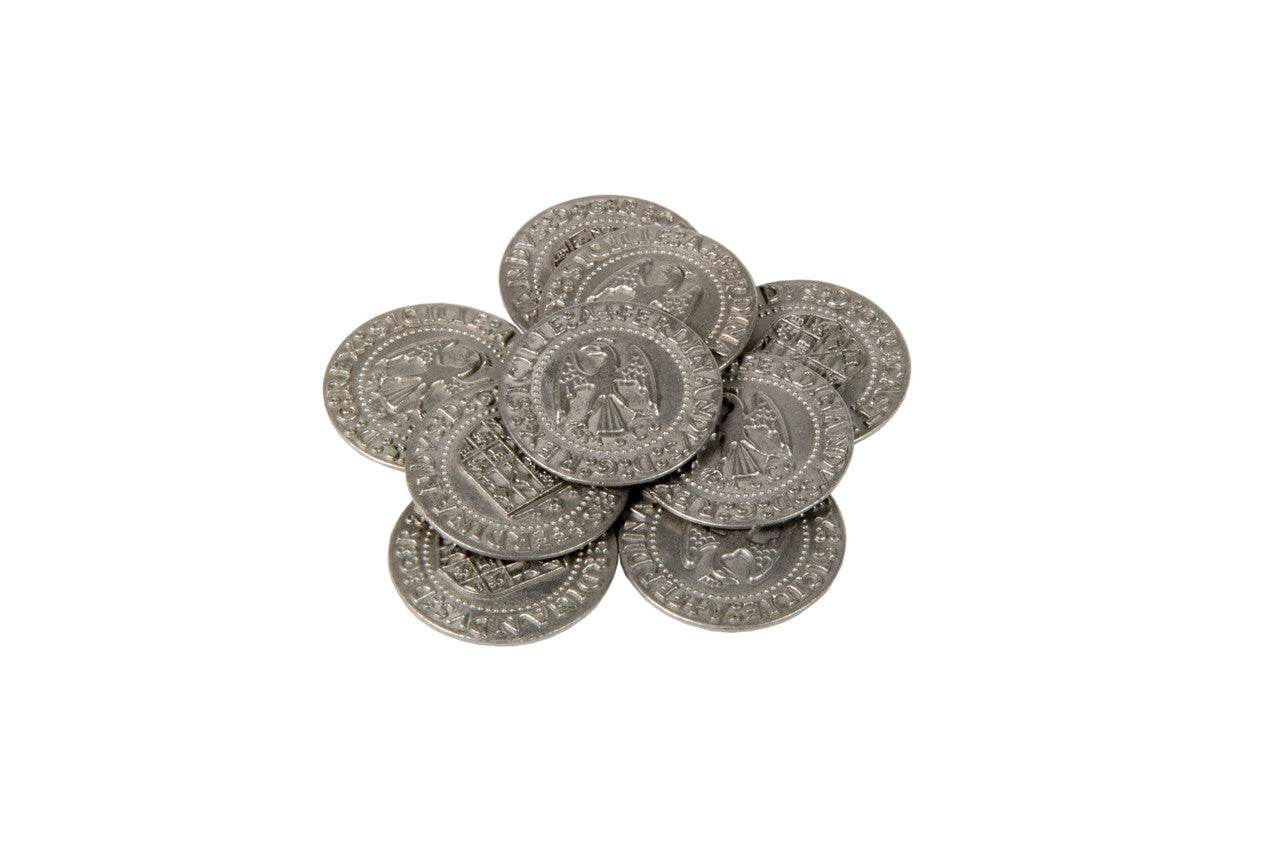 Renaissance Themed Gaming Coins - Large 30mm (9-Pack) - 