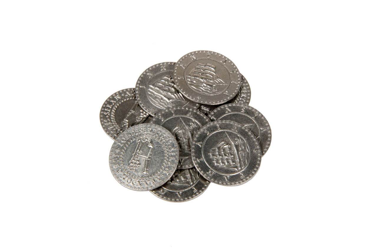 Pirate Ships Themed Gaming Coins - Large 30mm (9-Pack) - 