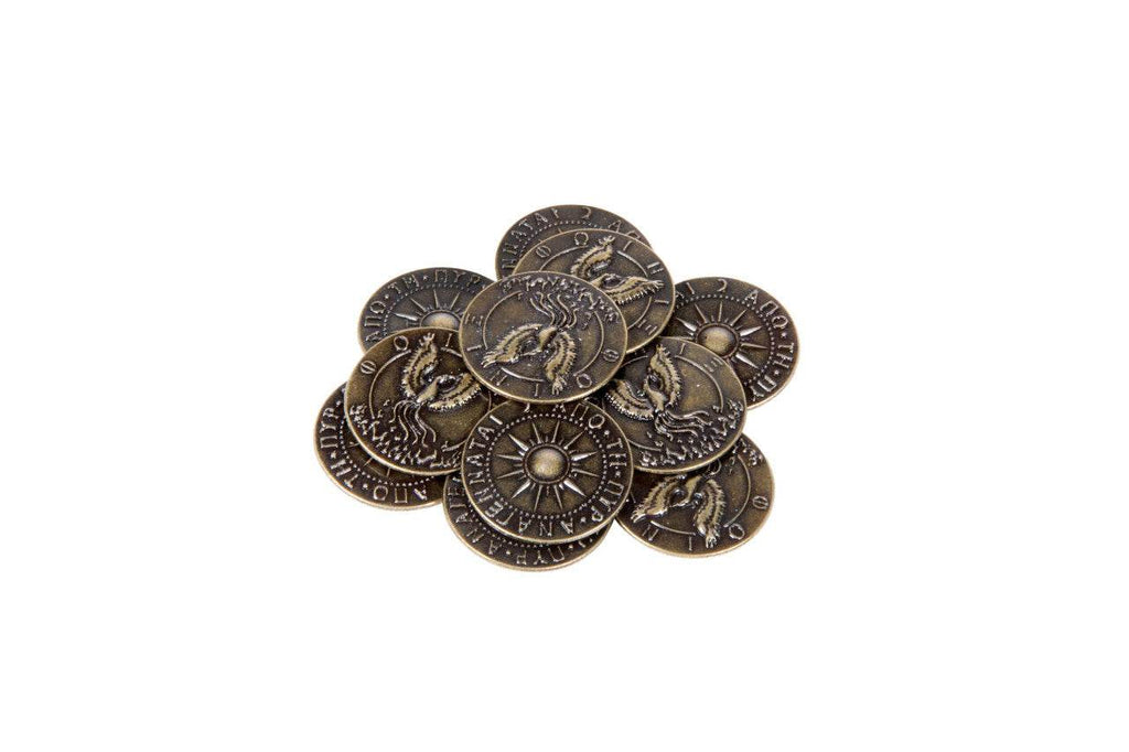 Mythological Creatures Themed Gaming Coins - Medium 25mm (12-Pack) - 